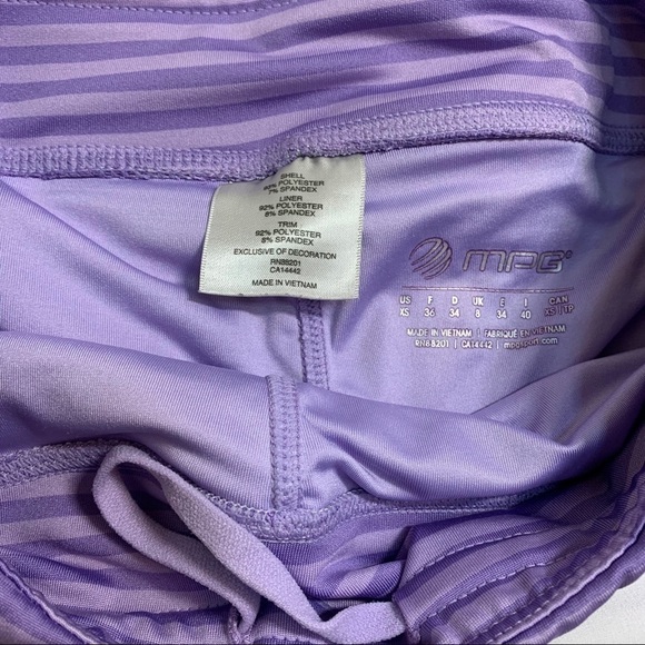 MPG Sport | Layered Athletic Running Active Adjustable Waist Pocket Shorts XS - Picture 6 of 7